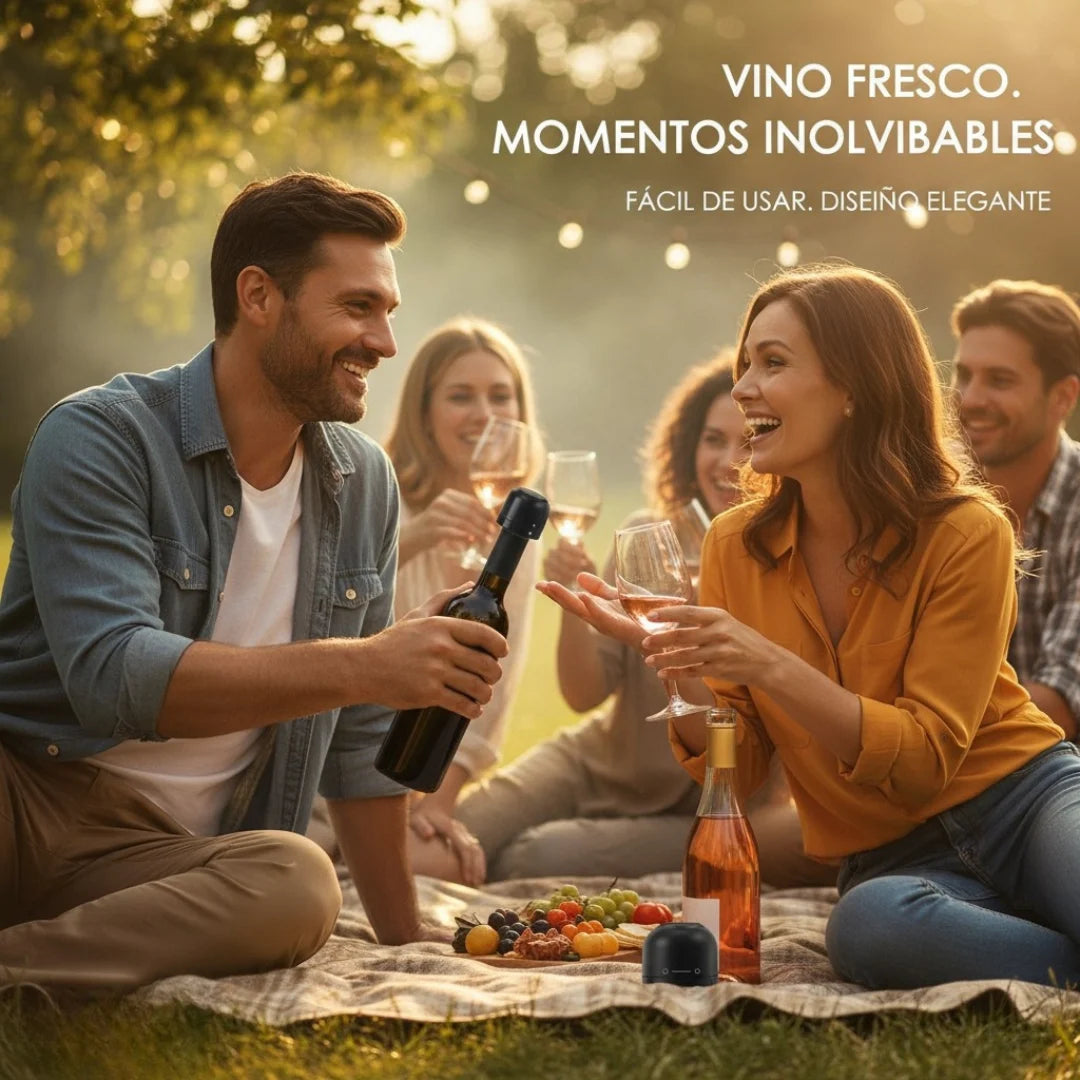 TAPA HERMETICA™ - tu vino siempre fresco. ¡Oferta lleva 2x1! - Ovykom