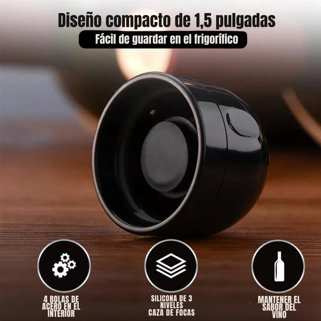 TAPA HERMETICA™ - tu vino siempre fresco. ¡Oferta lleva 2x1! - Ovykom 