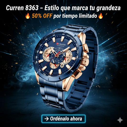 Curren Quartz® Reloj que refleja estilo y personalidad.
